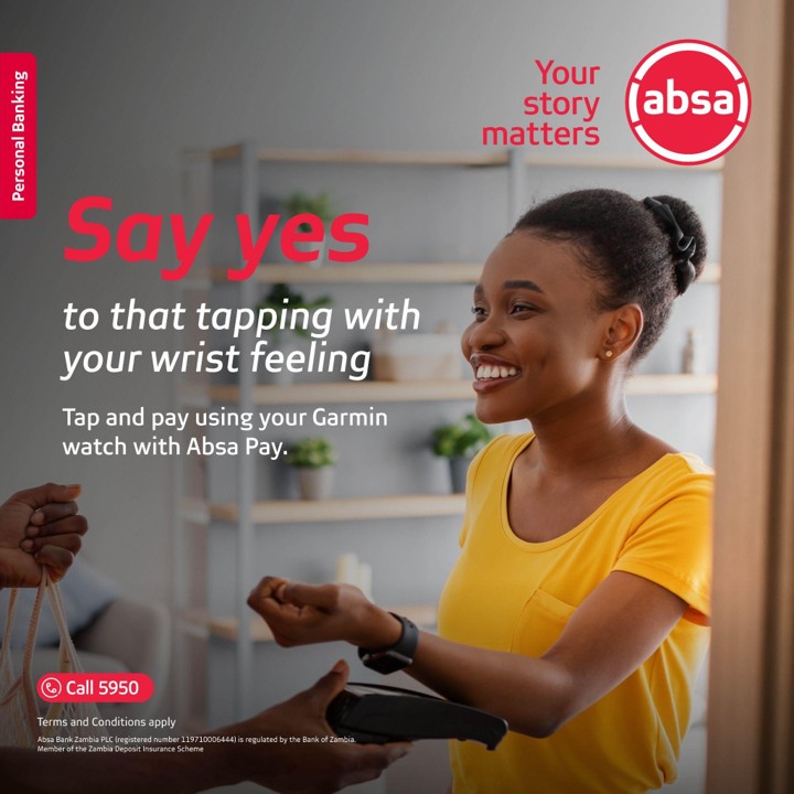 You can now pay for your purchases even if you don’t have your wallet or phone with you. With Absa Pay, you can use your Garmin watch to tap and make payments without missing a beat. Say yes to that 2026 feeling.

#YourStoryMatters